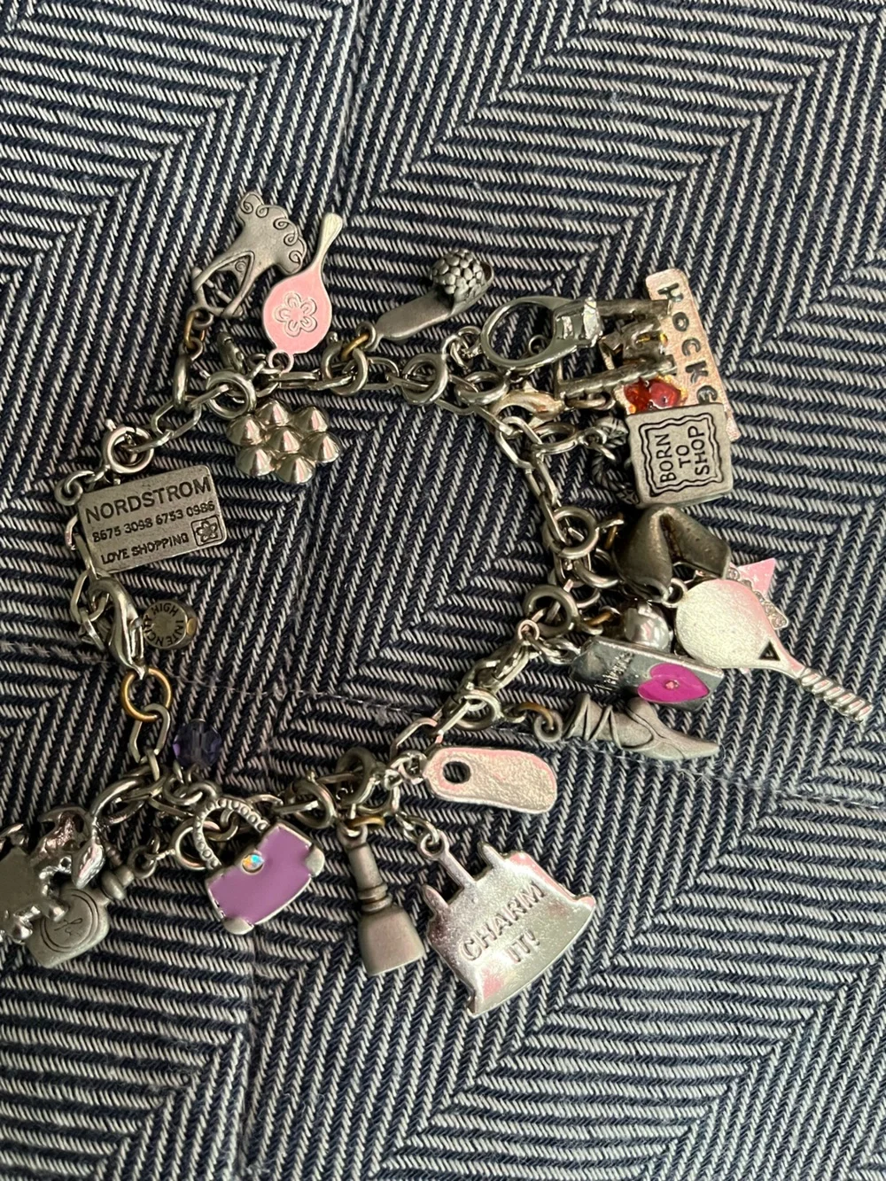 Charm It! Silver-Tone Charm Bracelet